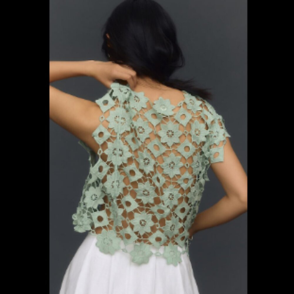Brand New Maeve Floral Shell Top - Picture 2 of 6